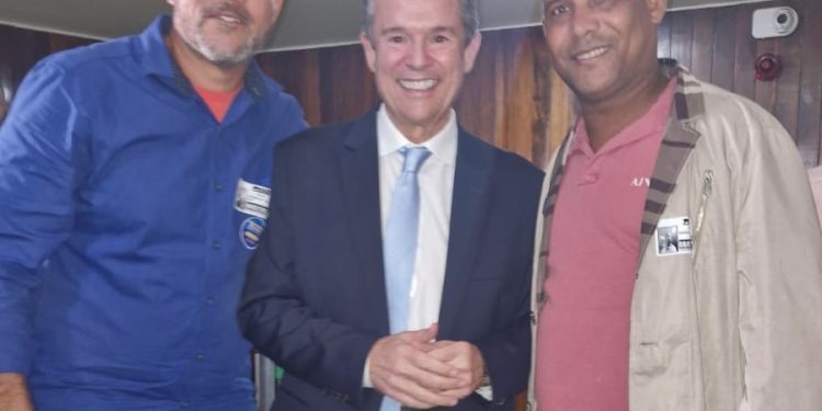 Vice-prefeito de Candeias, Washington de Passé, defende pescadores em Brasília e pede derrubada de artigo que fragiliza o setor