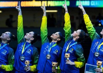 Brasil faz história e conquista prata inédita no Mundial de Ginástica Rítmica