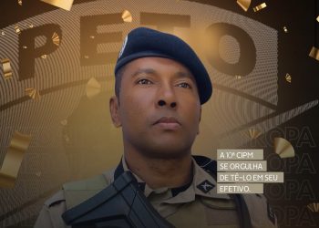 Sargento Wellington, da 10ª CIPM (PETO), é agraciado com a Medalha Valor de Tropa