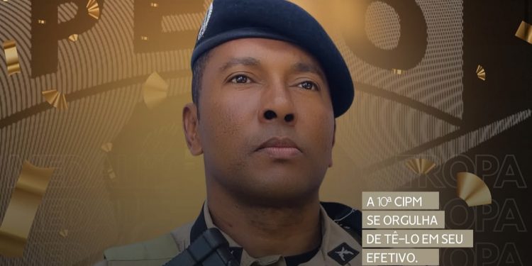 Sargento Wellington, da 10ª CIPM (PETO), é agraciado com a Medalha Valor de Tropa