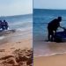 Jet ski atropela banhistas na praia da Boa Viagem, em Salvador