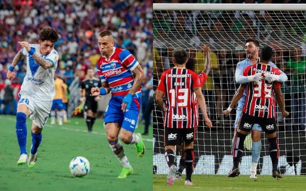 Libertadores: Fortaleza e São Paulo empatam seus jogos com gostos distintos