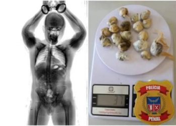 Homem é flagrado com drogas no intestino em presídio