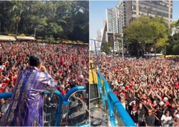 “Nunca foi sorte, sempre foi macumba”: Marcha para Exú reúne multidão na Avenida Paulista em São Paulo