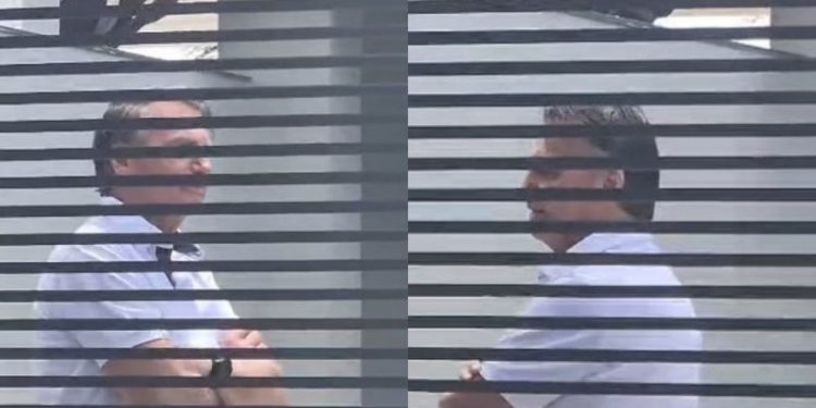 Preocupado? Bolsonaro é flagrado impaciente em casa durante julgamento por tentativa de golpe; veja