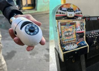 Operação apreende máquinas caça-níqueis e câmera em formato de lâmpada em Salvador