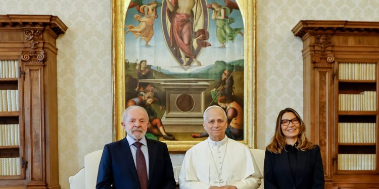 Presidente Lula se encontra com o Papa Leão XIV no Vaticano