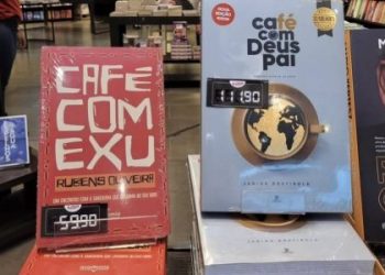 “Café com Exu” e “Café com Deus Pai” lado a lado em livraria de Salvador repercute nas redes