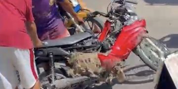 Motorista tenta cruzar linha férrea e sofre acidente em Candeias