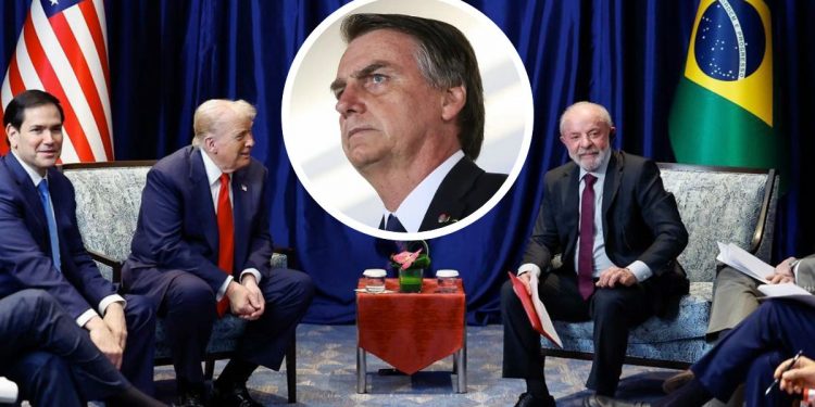 Ao lado de Lula, Trump se esquiva de pergunta sobre Bolsonaro: ‘Não é da sua conta’