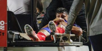 Sanabria sofre lesão no joelho e não joga mais nesta temporada pelo Bahia