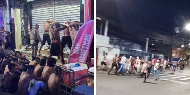 Briga de torcida deixa um ferido e 40 presos em Salvador antes do Ba-Vi