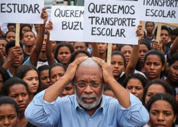 SFC: Universitários e Técnicos que ficarão sem ônibus após Calote de Calmon a empresa há 10 meses, farão protesto em frente ao MP na segunda e na Câmara na terça