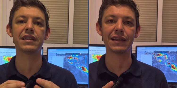 Meteorologista do Inema faz alerta para novas chuvas fortes nas próximas 24 horas na Bahia