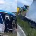 Colisão entre ônibus de viagem e caminhão baú deixa mortos na BR-324