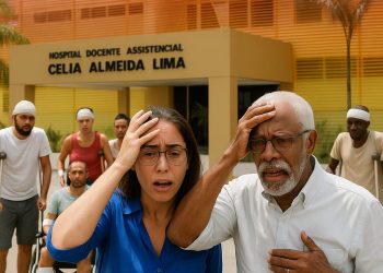 SFC: Após calote de Calmon em empresa que reformava hospital, obra é paralisada; Hospital provisório em “tenda” já recebeu R$ 40 milhões, quádruplo do valor da reforma