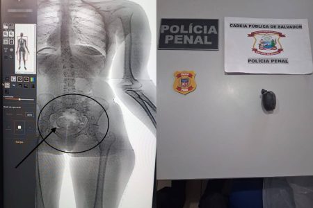 Mulher é flagrada tentando entrar com drogas nas partes íntimas em cadeia de Salvador