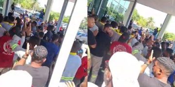 Provedores de internet protestam na frente do gabinete de Jerônimo após CV executar trabalhadores