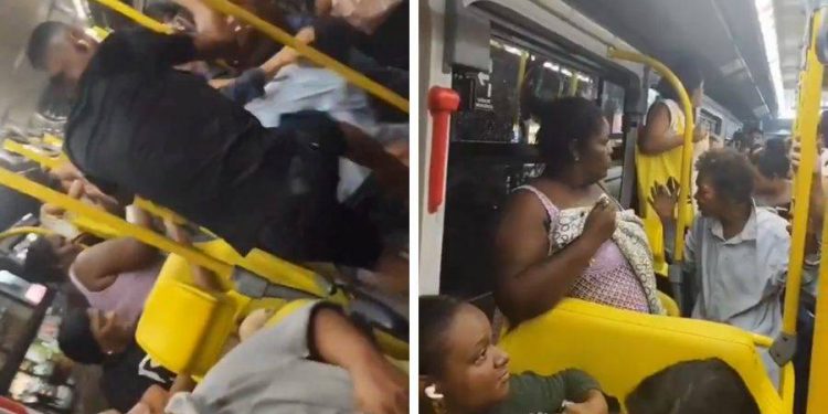 Idosa defeca dentro de ônibus e arremessa fezes em passageiros