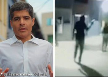 “Dá pra devolver a Bahia aos baianos”, diz Neto ao falar sobre violência no estado durante inserção partidária